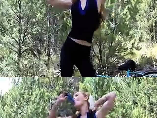 Redhead Heather's Mountain Bike Cam Show