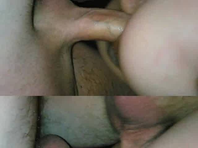 Homemade amateur DVP youthful wife used