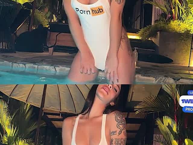 No thing more excellent than screwing after being in the jacuzzi!