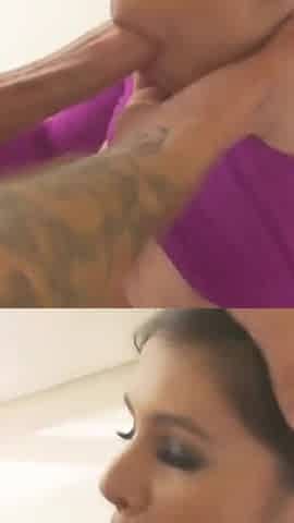 Cute teen brunette Taylor Reed gets face and pussy fucked by date