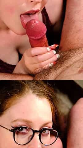Amateur BJ Oral POV Blowjob Cumshot