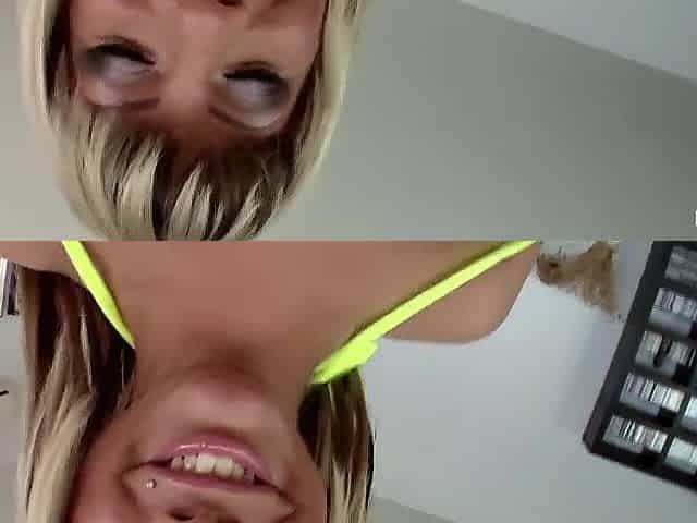 Fascinating blond does a trio with hard anal thrusts