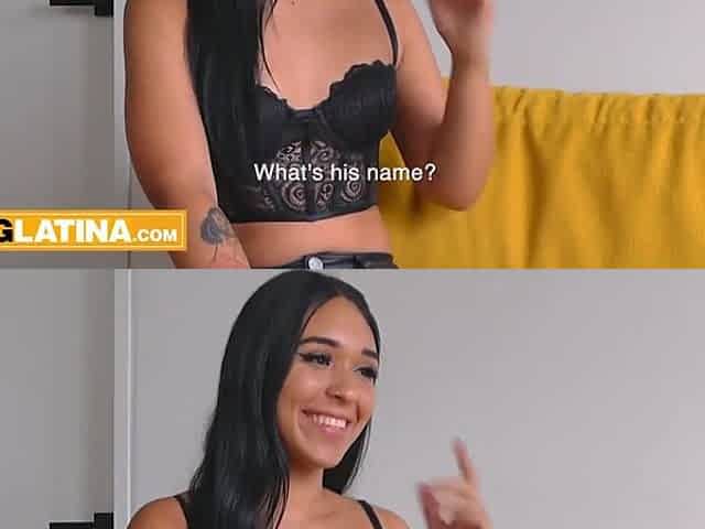 Sexy Latin chick drank biggest white penis and enjoyed coarse banging