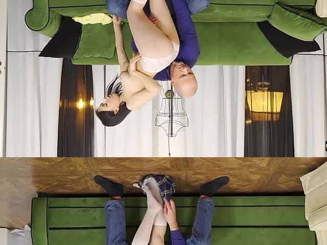 Hot Russian Babe Enjoys Cocktails For The First Time