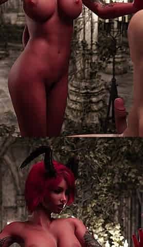 Lust Academy 84: Succubus Audrey's Blowjob to Behind Pound