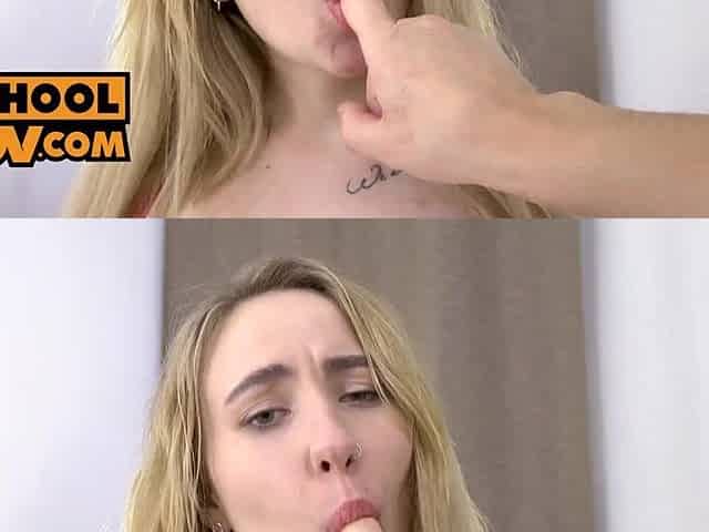 Cheerleader teen likes domination and creamy cum