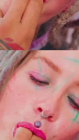 Tattooed Girl BBC Anal Fuck - Deepthroat, ATM Facial Cumshot