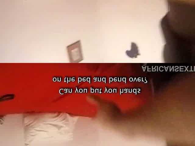 Real Homemade Amateur Sextape Between Ebony Hottie and European Tourist!