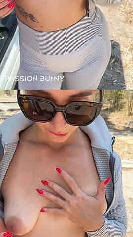 Mornign Fit in Public Finished with Quickie Fuck in Car Trunk