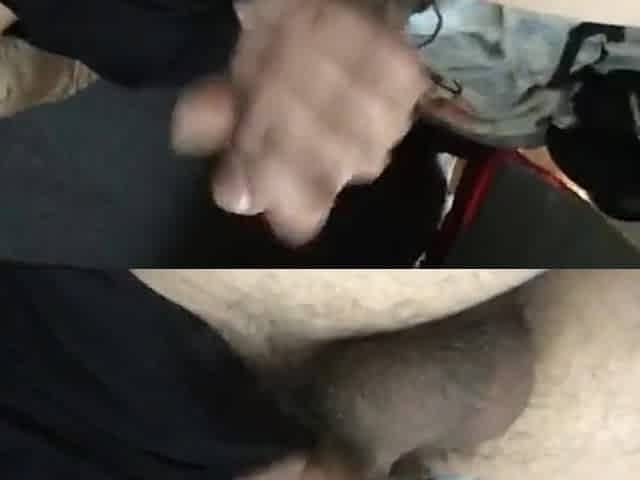 Jerk tease edging to build up spunk flow