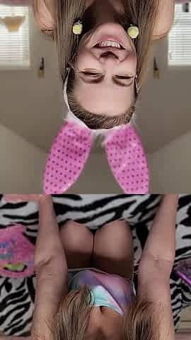 Naughty Easter Bunny Rides Her Thick Dildo Hard