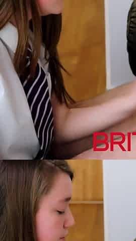 18 Year Old Student Sucks Her Older Teacher And Swallows His Cum