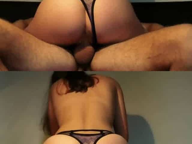 Fit Teen Rides Cock and Gets Fucked Hard in Lingerie