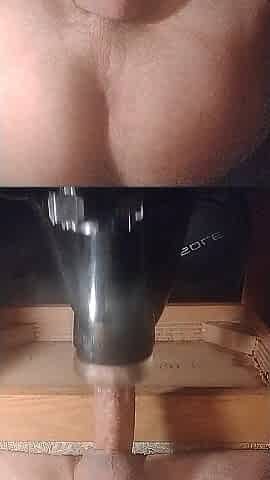 Autostroker milking me for my cum????