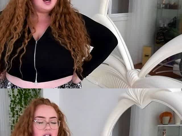 Australian BBW with big boobs gives blowjob