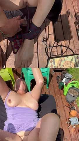 Freckled Bonemaiden Has More Outdoor Fun on the Farm.
