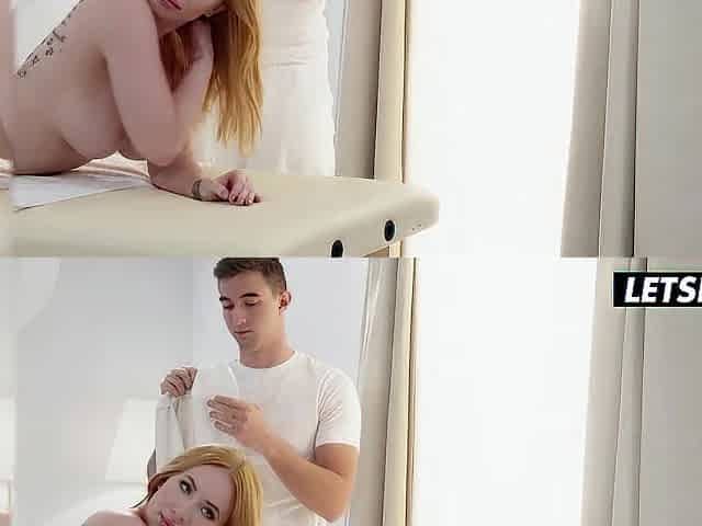 Hungarian Redhead Kiara Lord Oiled Up & Drilled - LETSDOEIT