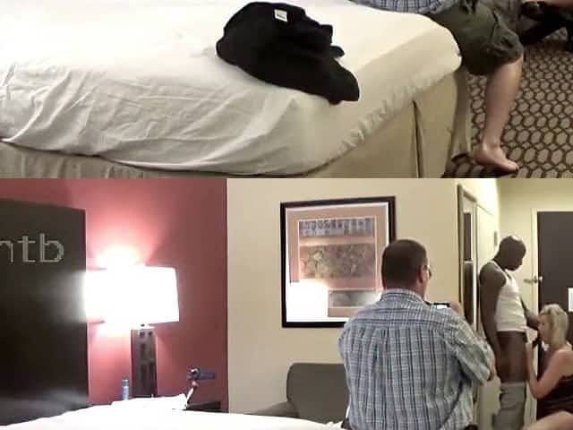 Cuck Hubby Watches His Older Wife with Ebony Dude