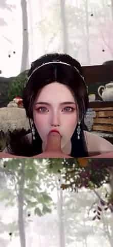 Huge boobs 3d Moaning