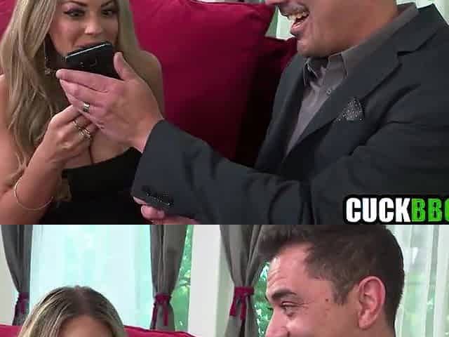 Sexy Wife Gets Anniversary Present From Cuckold Hubby