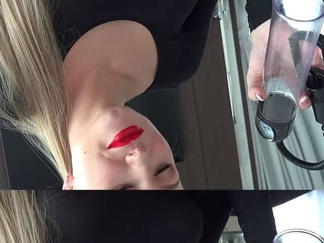 Gorgeous Blonde College Girlfriend Taking Facial POV