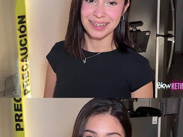 Delicious nerdy 18yo with braces comes to ask for hard sex desperately