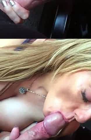 Hot amateur blonde blowjob in HD