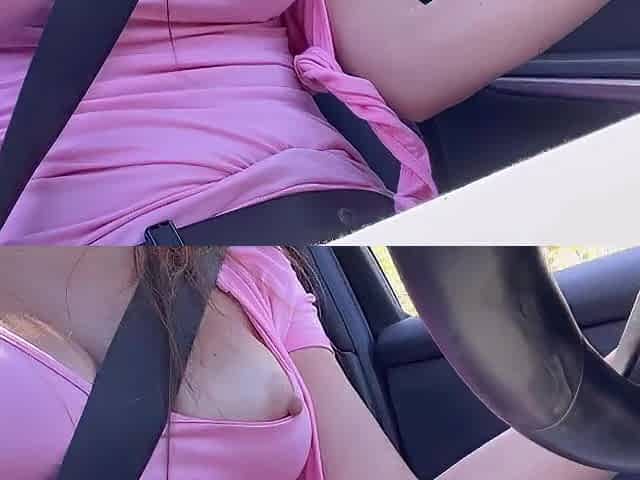 Italian Stepmom Artemisia Love showing her hot breasts for u outside