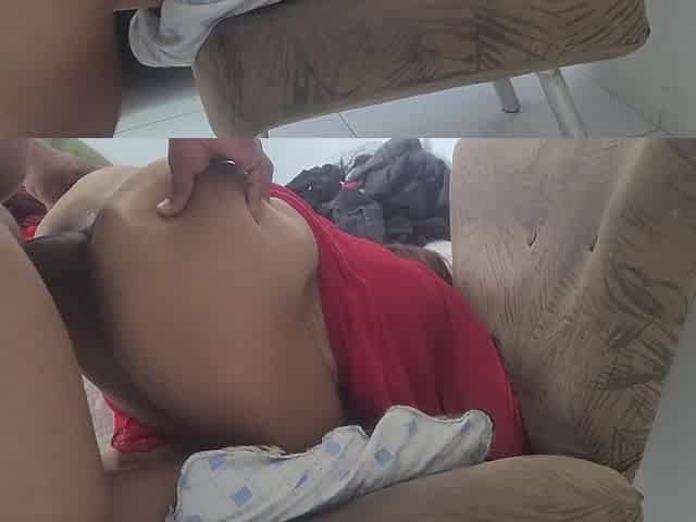 wife doing amateur anal and anal prolapse with large anal gape