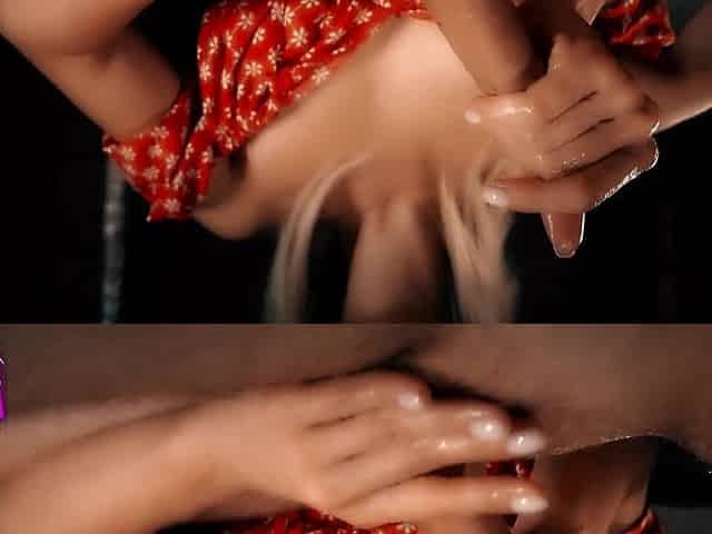 Try Not to Cum Inside My Tight Pussy After Oiled Handjob. Cowgirl Creampie