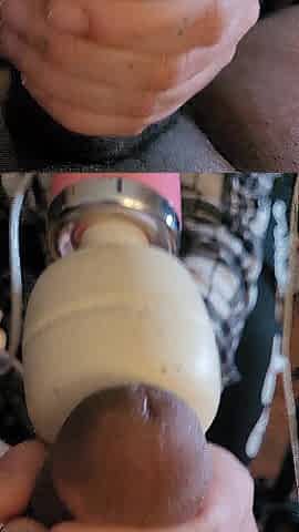 Made me cum so hard with a wand