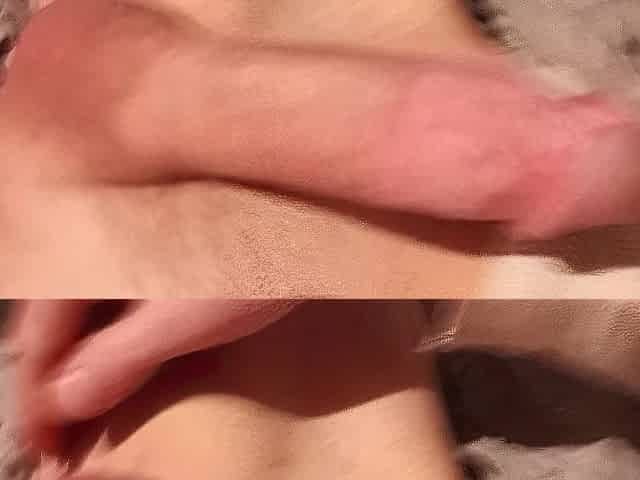 Massive cum discharged on my chest