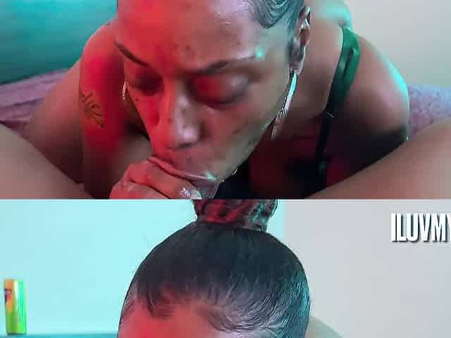 Ms.Gertrude likes having her mouth drilled