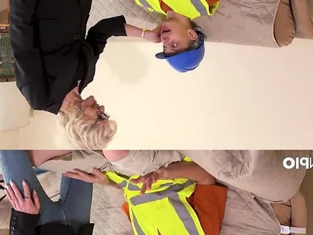 British Older Jacy Solves Problems With Hardcore Enjoyment