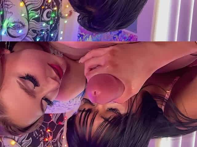 You Walk In On Two Hot Babes And End Up In A Threesome