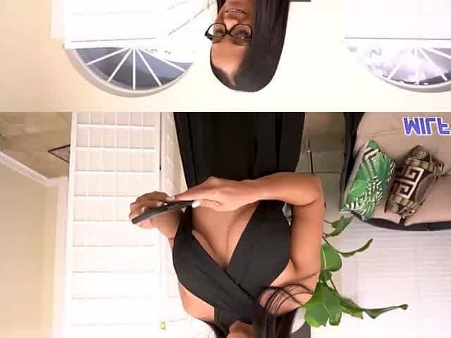 Oriental mother I'd like to fuck gets banged hard by large dong
