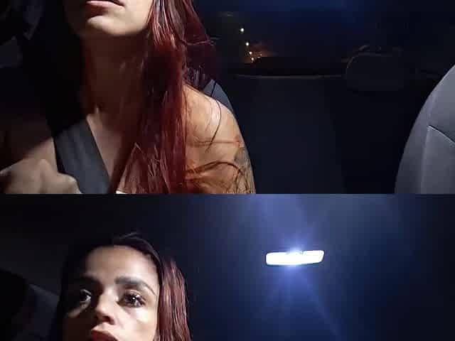 Married woman and app driver catches passenger masturbating from behind!