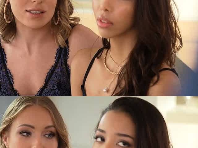 Angelika Grays and Lia Lin in the sexiest trio