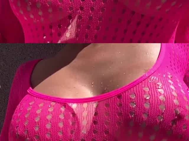 European Lascivious Stepmom Artemisia Love Hawt tits fetish sesh outside