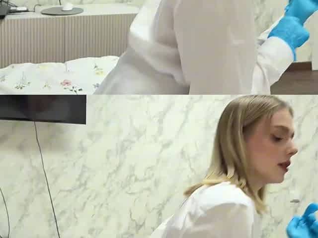 Hot doctor lady comes to conduct a check up that turns into a passionate sex