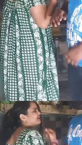 Desi Bhabhi Big Boobs Cleavage Tease in Kitchen Hot Indian Village Girls Exposed