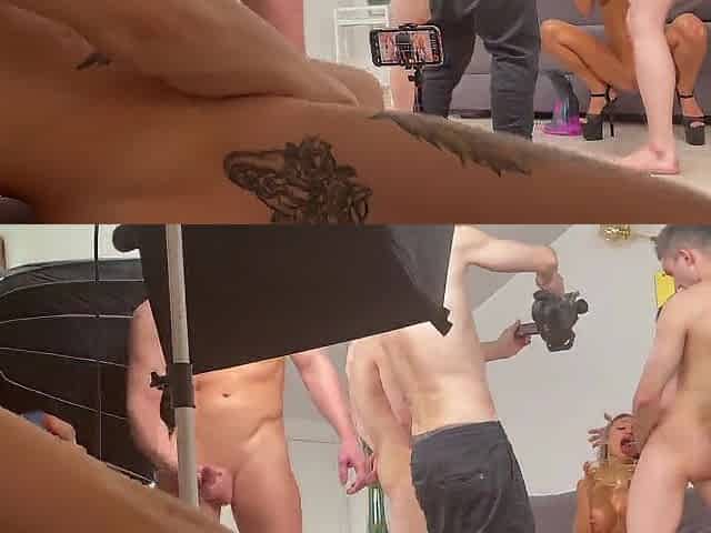 Cuckold had to see and masturbate at how hard his girlfriend was allowed in a circle