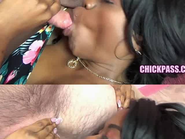 ChickPass - Melody Cummings is getting her sweet ebony pussy pounded