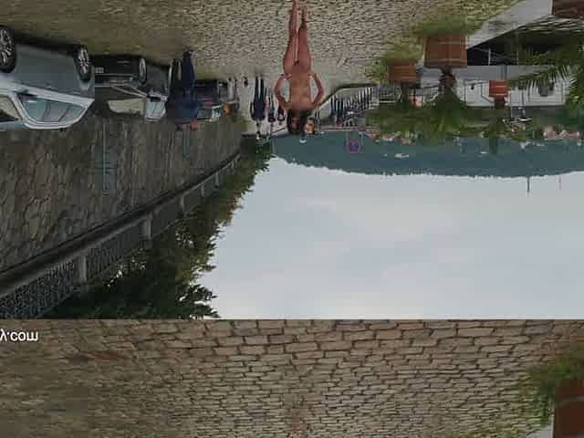 Yana Nude in Public - Prag 1