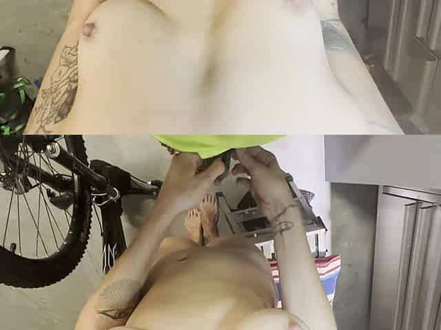 Mechanic Girl Takes a Big Dick in the Garage