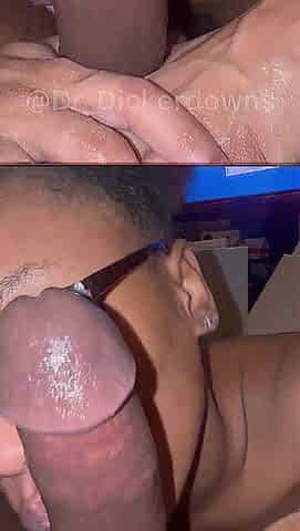 Black mother i'd like to fuck milks my bbc