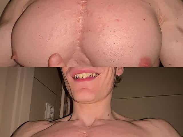 CHEST FETISH FLEXING CLIP!