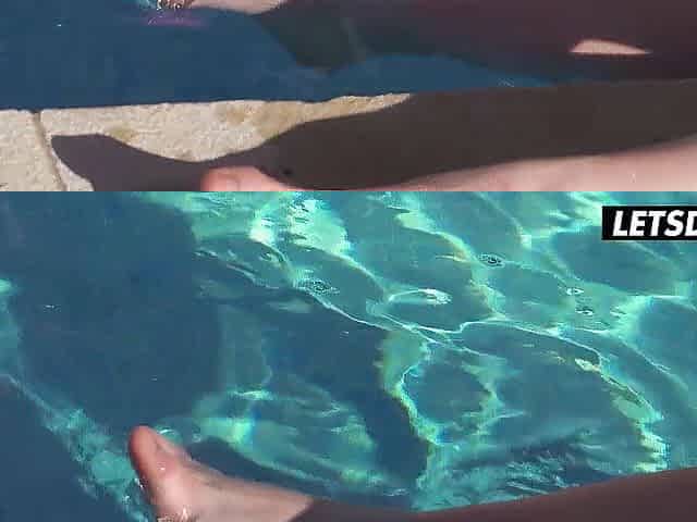 Kaisa Nord, Lana Roy & Lily Ray Vehement Lesbo Sex By The Pool - A GAL KNOWS