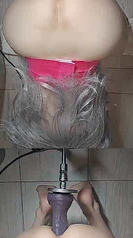 Anal with Large sex-toy 4 (Pink Thong) - S027.1