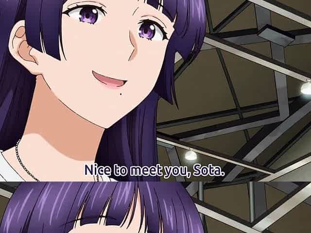 Tiny guy overwhelmed by tall athletic anime giantess babes